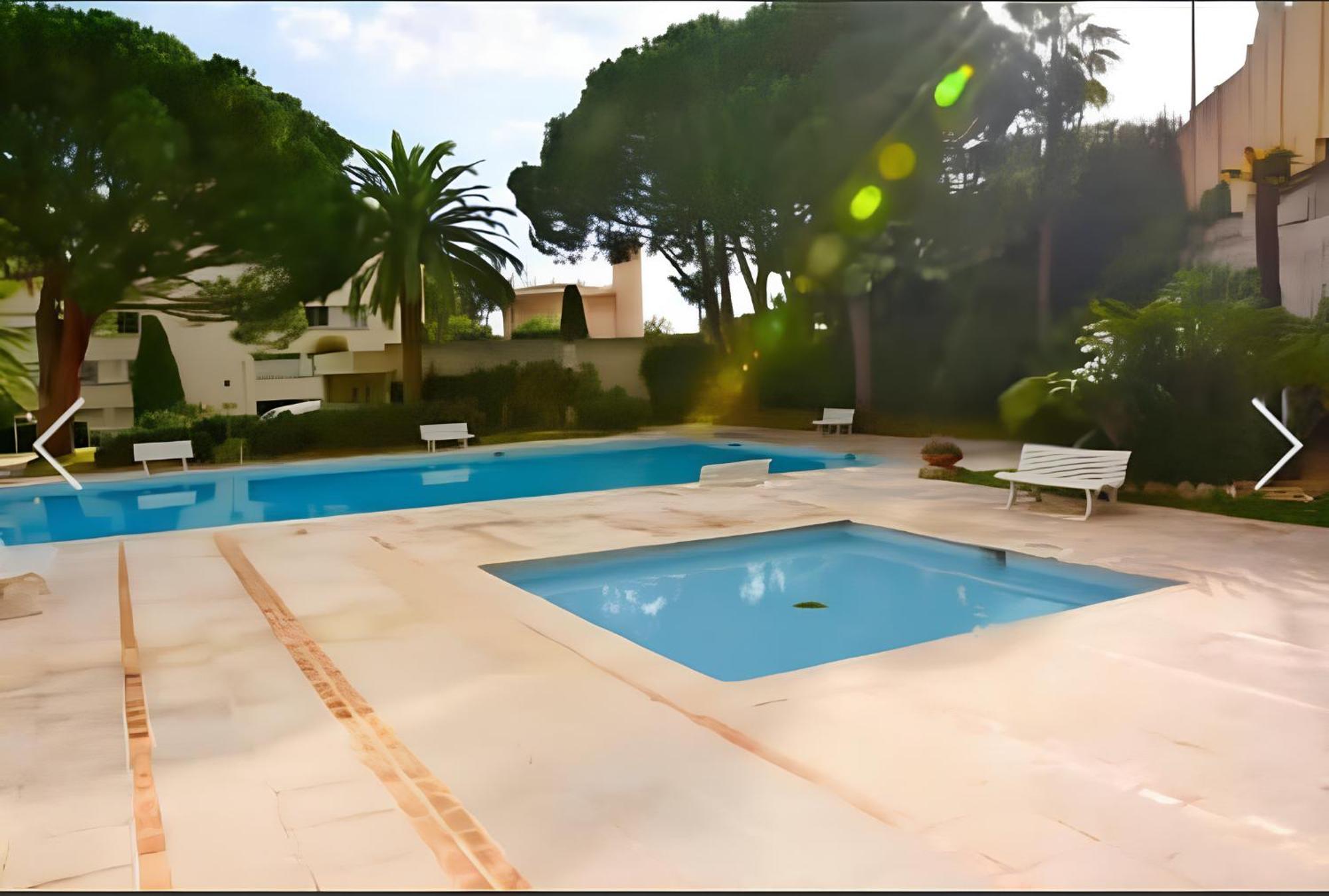 Golfe Juan Studio Dans Residence Avec Piscine Vallauris Buitenkant foto